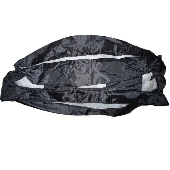 New Open Pet Gear PG8700NZEC No Zip Double Pet Stroller Weather Cover Black - Picture 7 of 7
